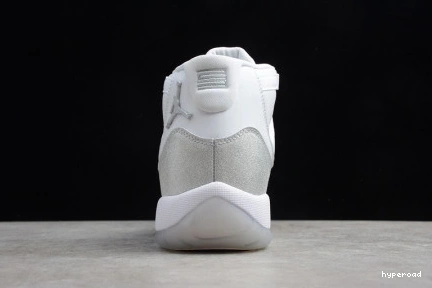 Hyperoad - JORDAN SILVER METALLIC RETRO 11 WHITE 0901
